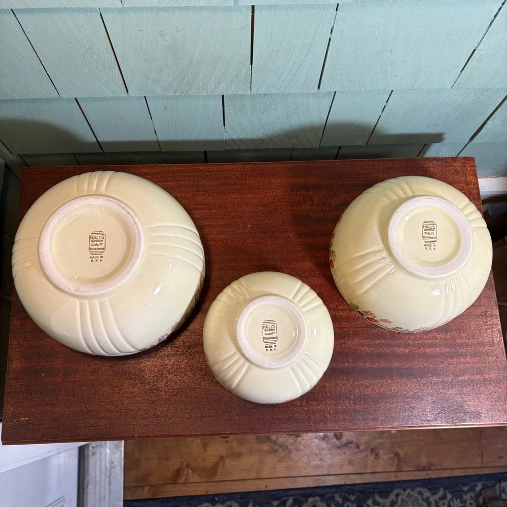 Halls Superior Quality Kitchenware vintage hall